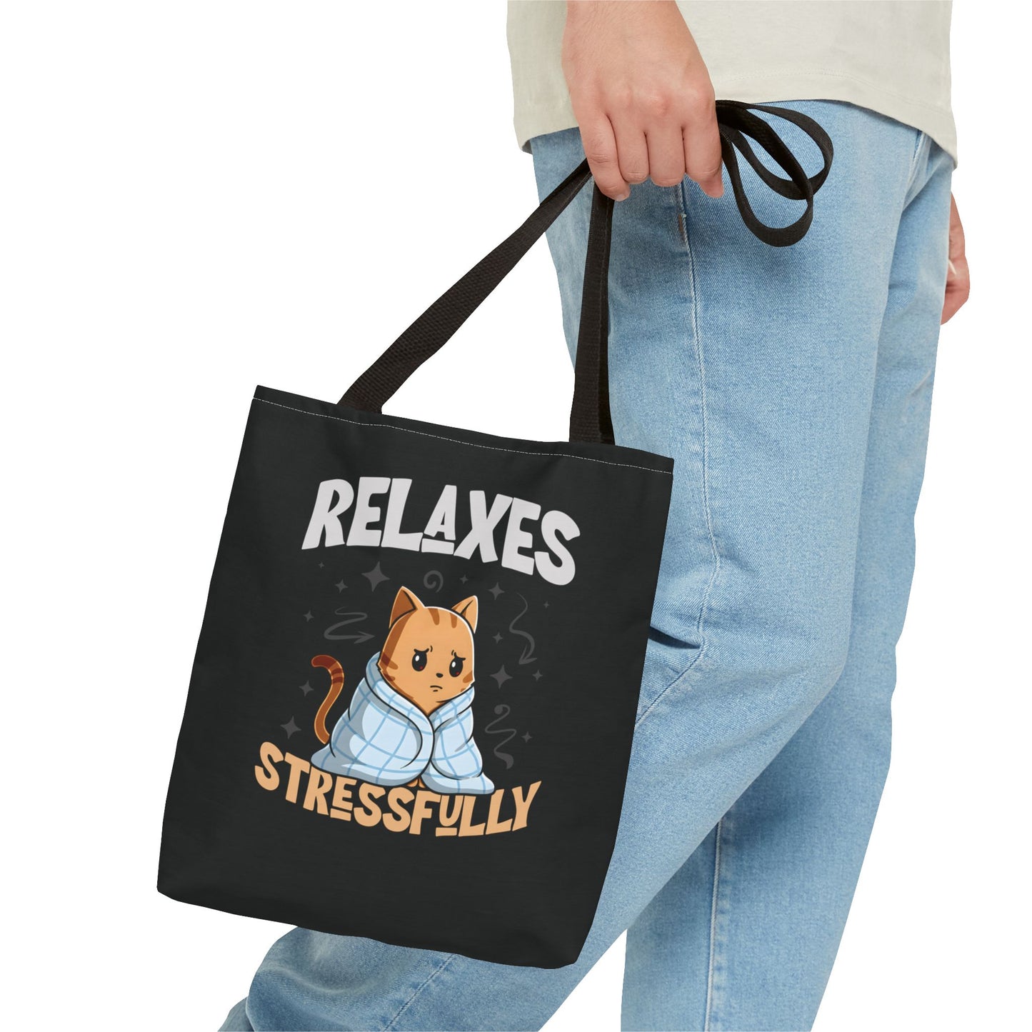 Relaxes Stressfully Tote Bag