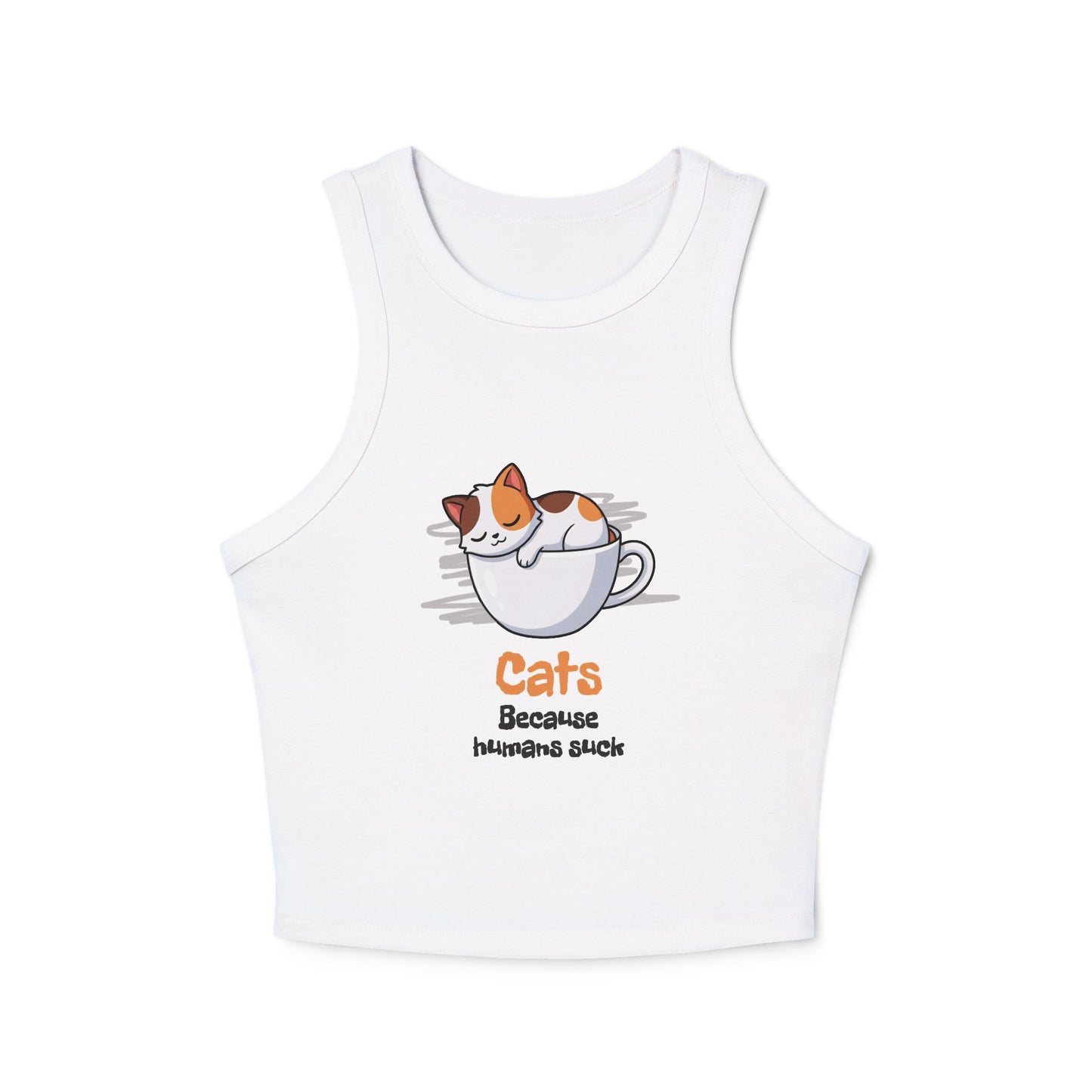 Tea-Cup Calico Tank Top