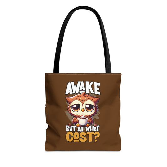 Caffeinated Owl Tote Bag