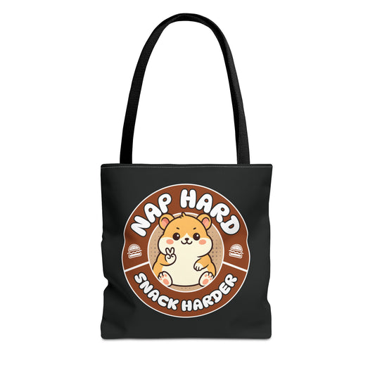 Snack Harder Tote Bag