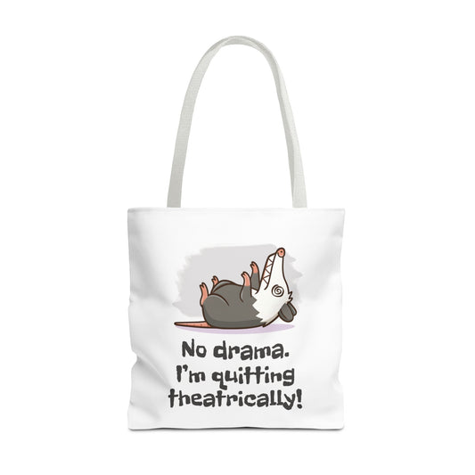 Opossum Quitter Tote Bag