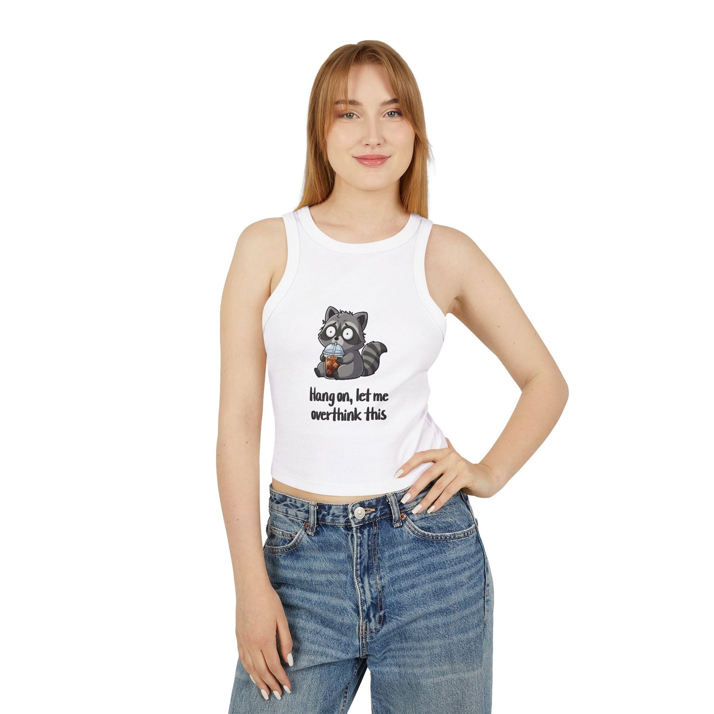 Anxious Raccoon Tank Top