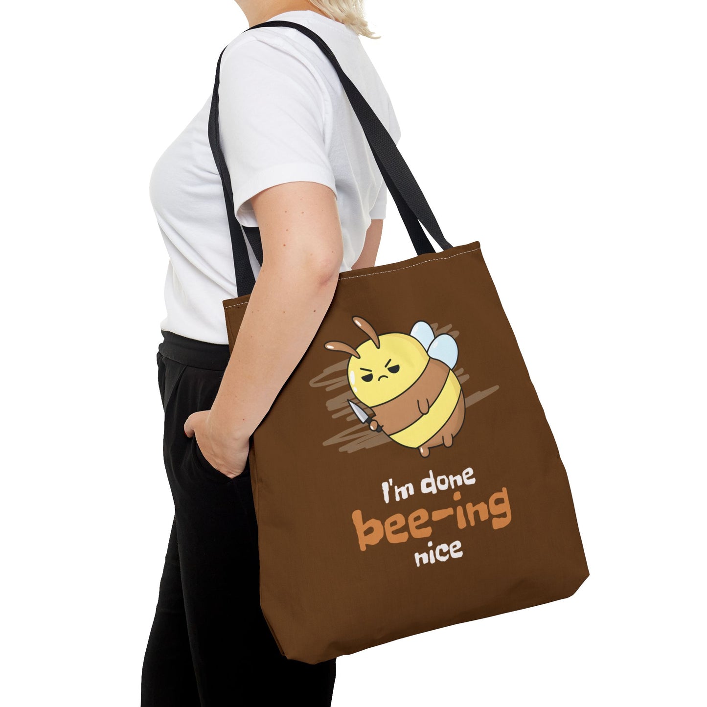 Fed Up Bee Tote Bag