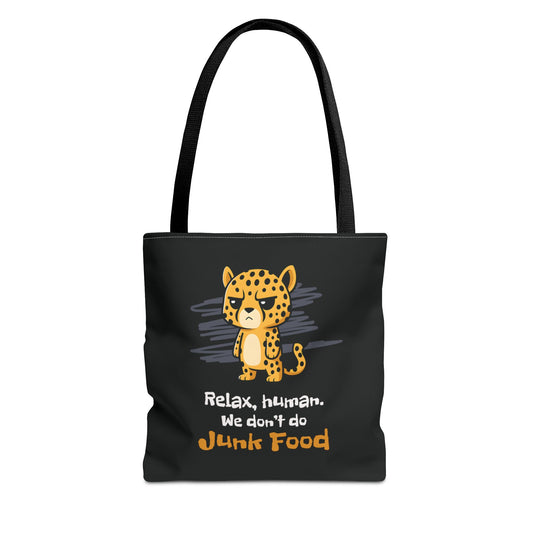Junk Food Cheetah Tote Bag