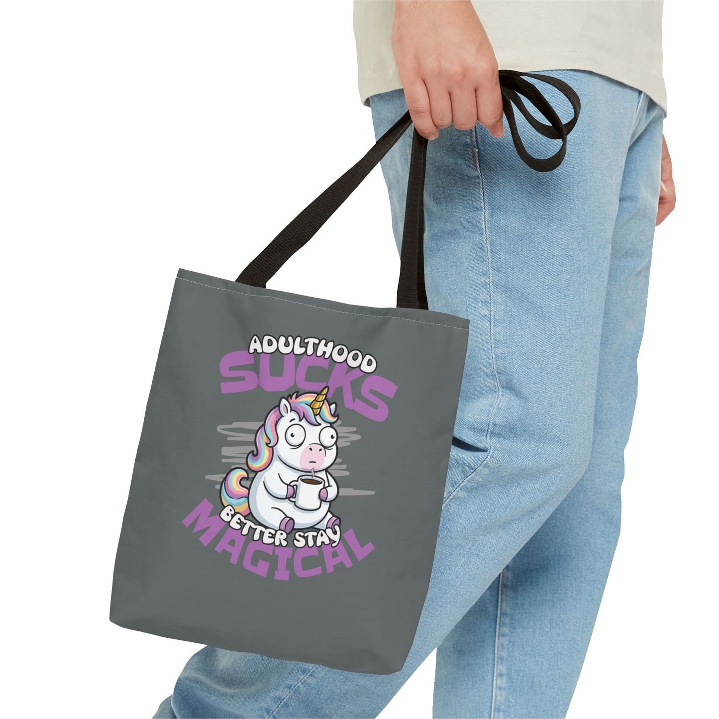 Tired Unicorn Tote Bag