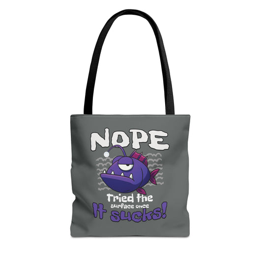 Anti-Social Anglerfish Tote Bag