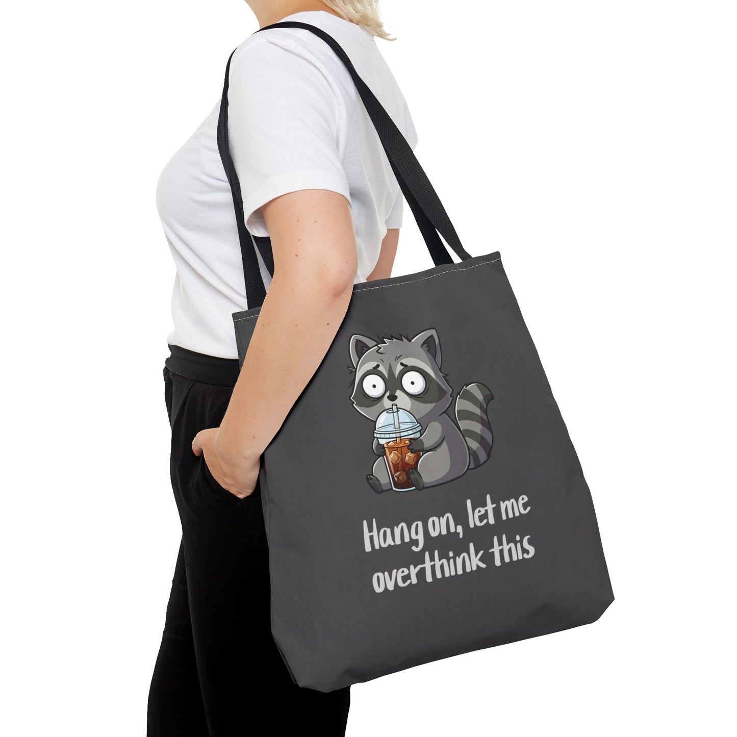 Anxious Raccoon Tote Bag
