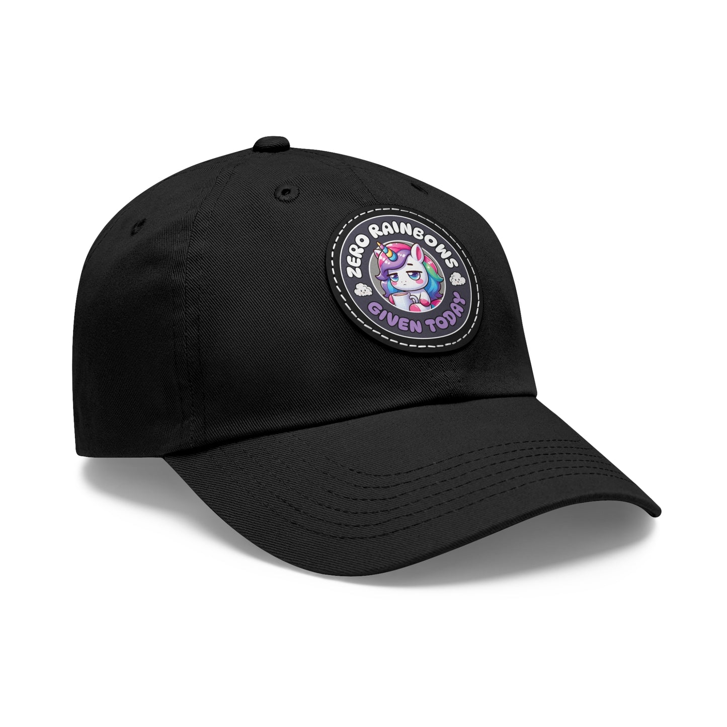 Zero Rainbows Unicorn Dad Hat