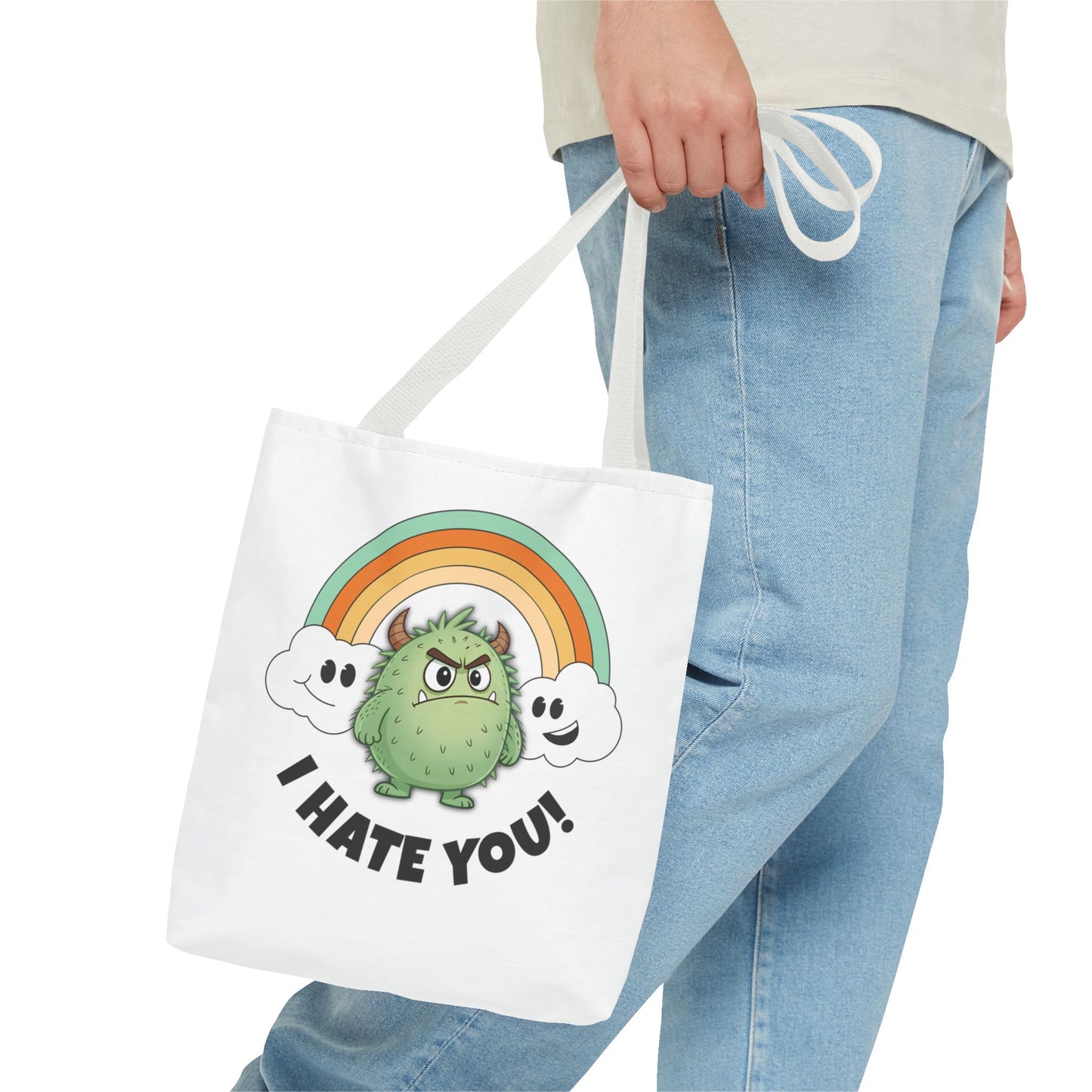 Annoyed Monster Tote Bag