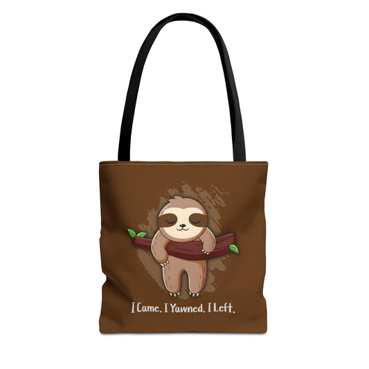 Yawn & Done Sloth Tote Bag