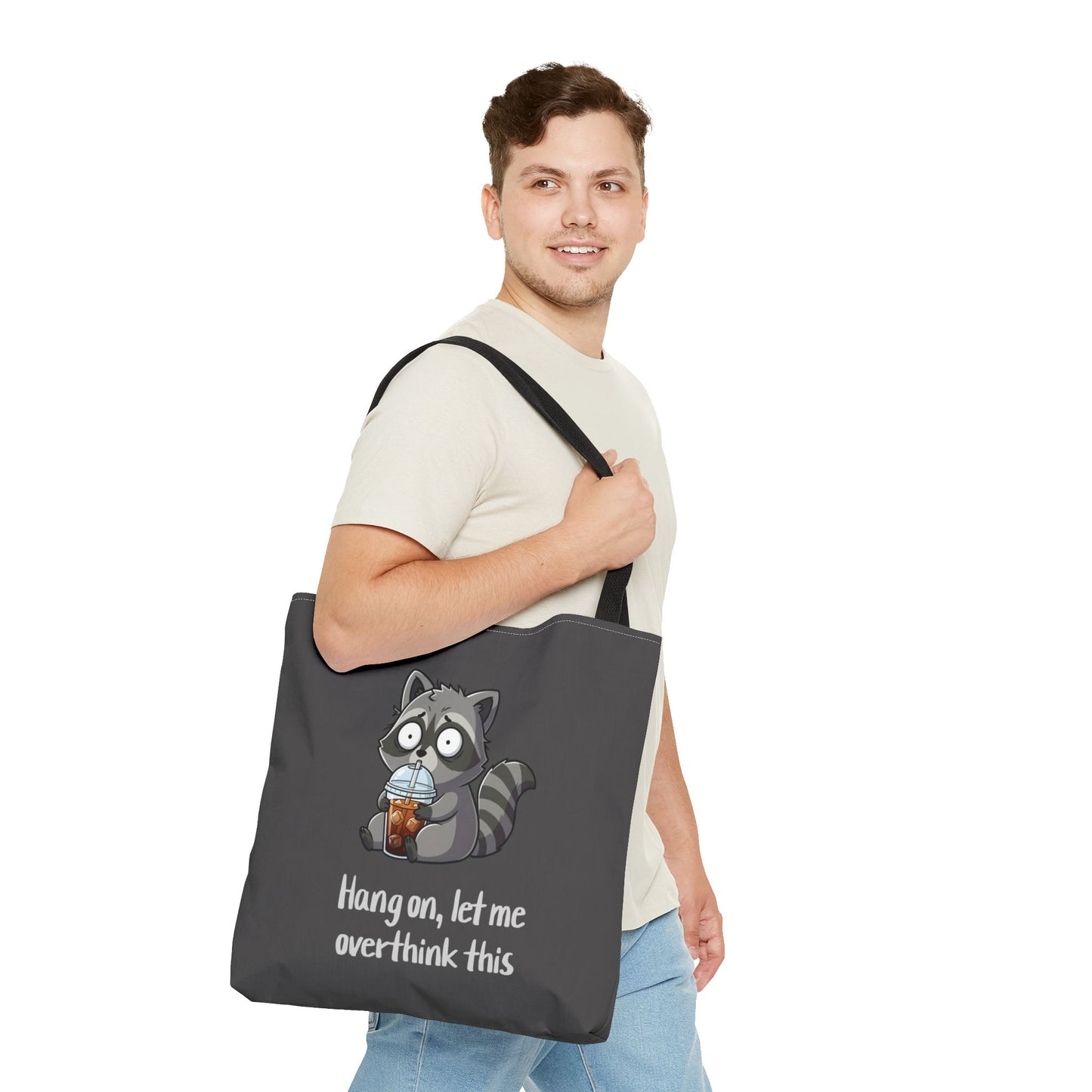 Anxious Raccoon Tote Bag