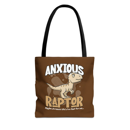 Anxious Raptor Tote Bag