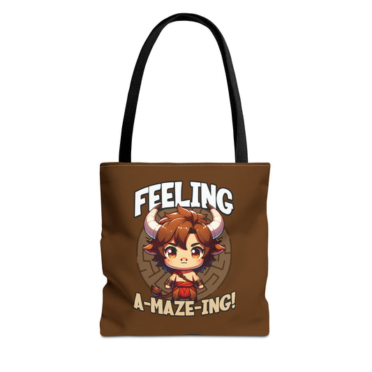 A-Maze-Ing Minotaur Tote Bag
