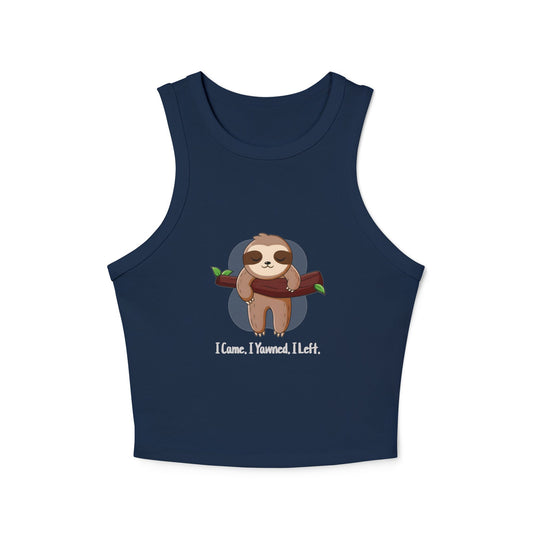 Yawn & Done Sloth Tank Top
