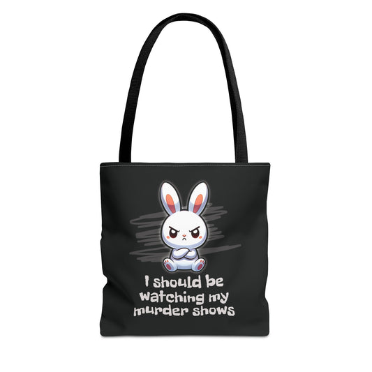 True Crime Bunny Tote Bag