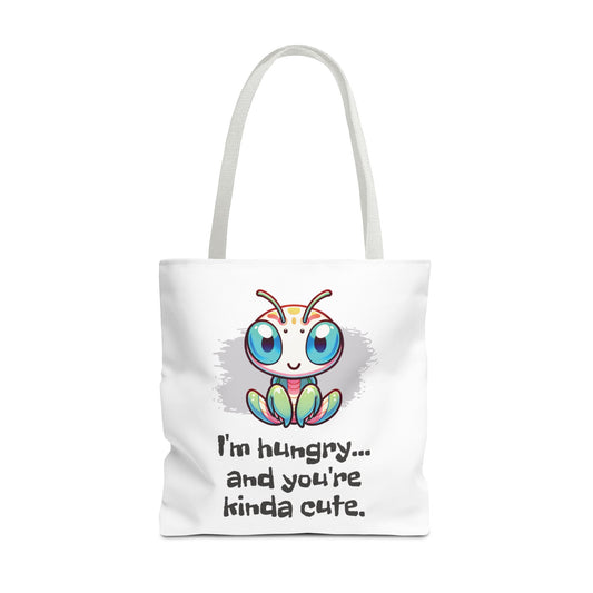 Flirting Mantis Tote Bag
