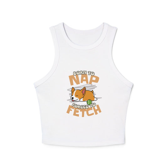 Born to Nap Corgi Tank Top