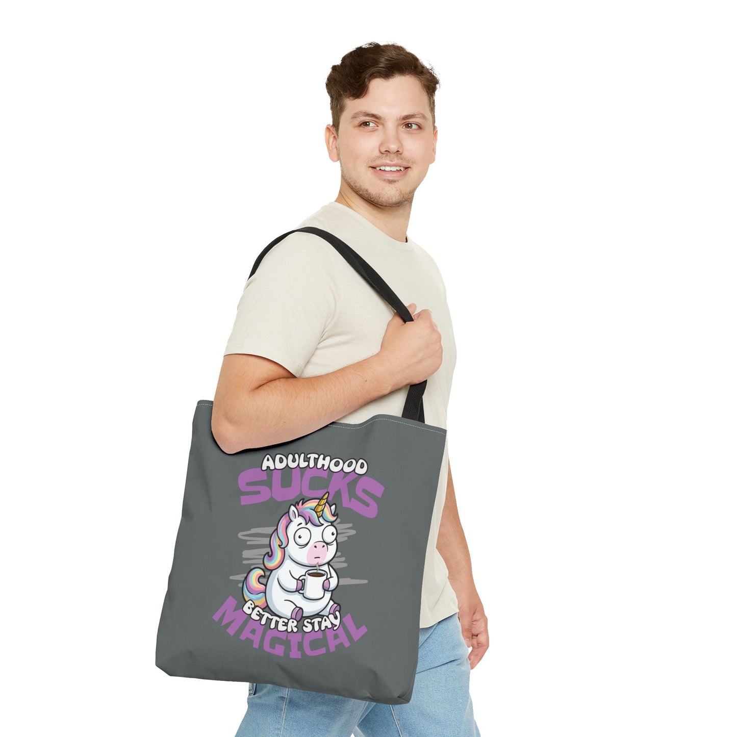 Tired Unicorn Tote Bag