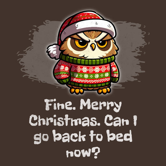 Sleepy Christmas Owl