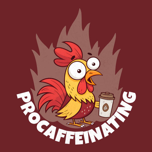 Procaffeinating Rooster