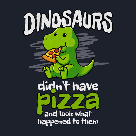 Pizza-Loving Dinosaur