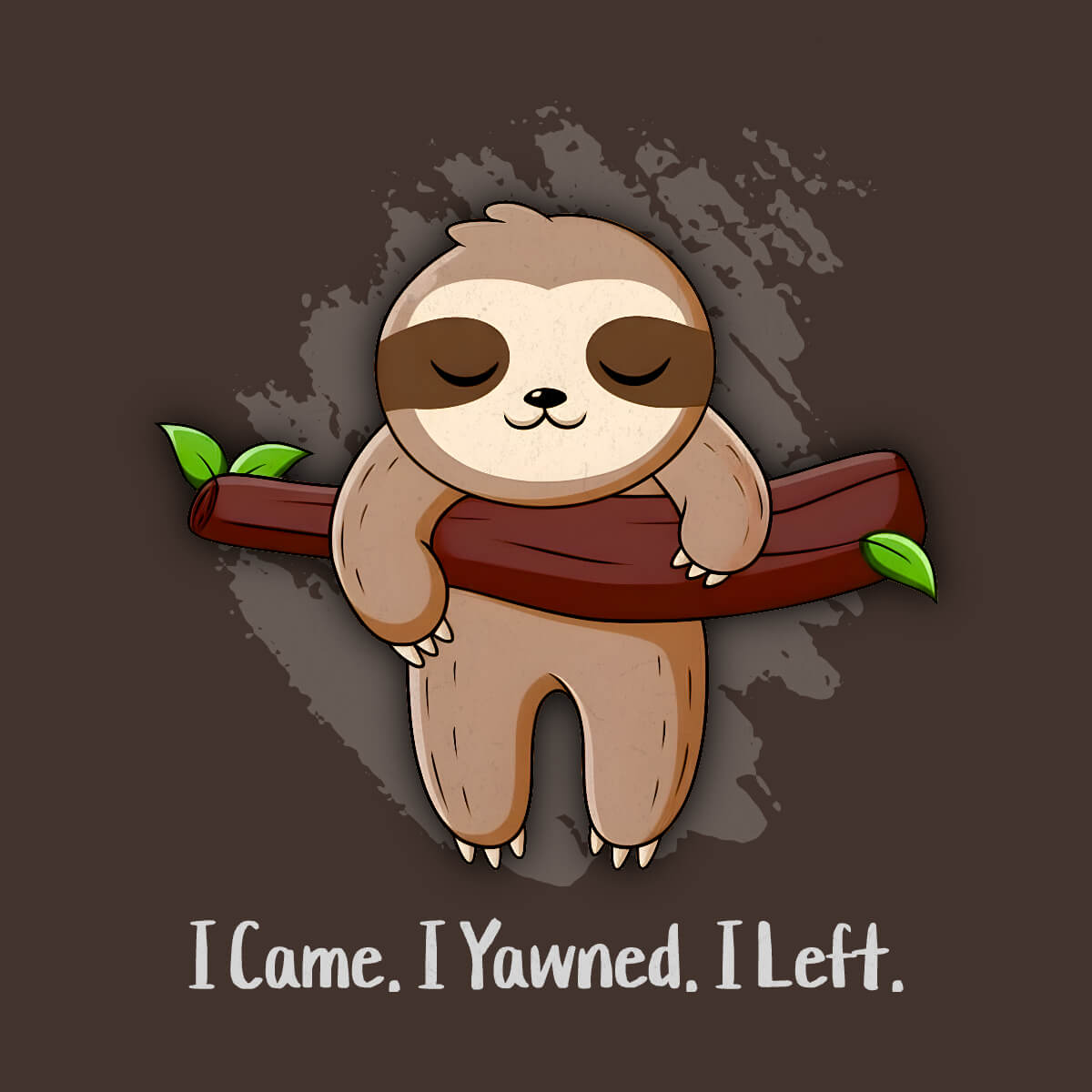 Yawn & Done Sloth