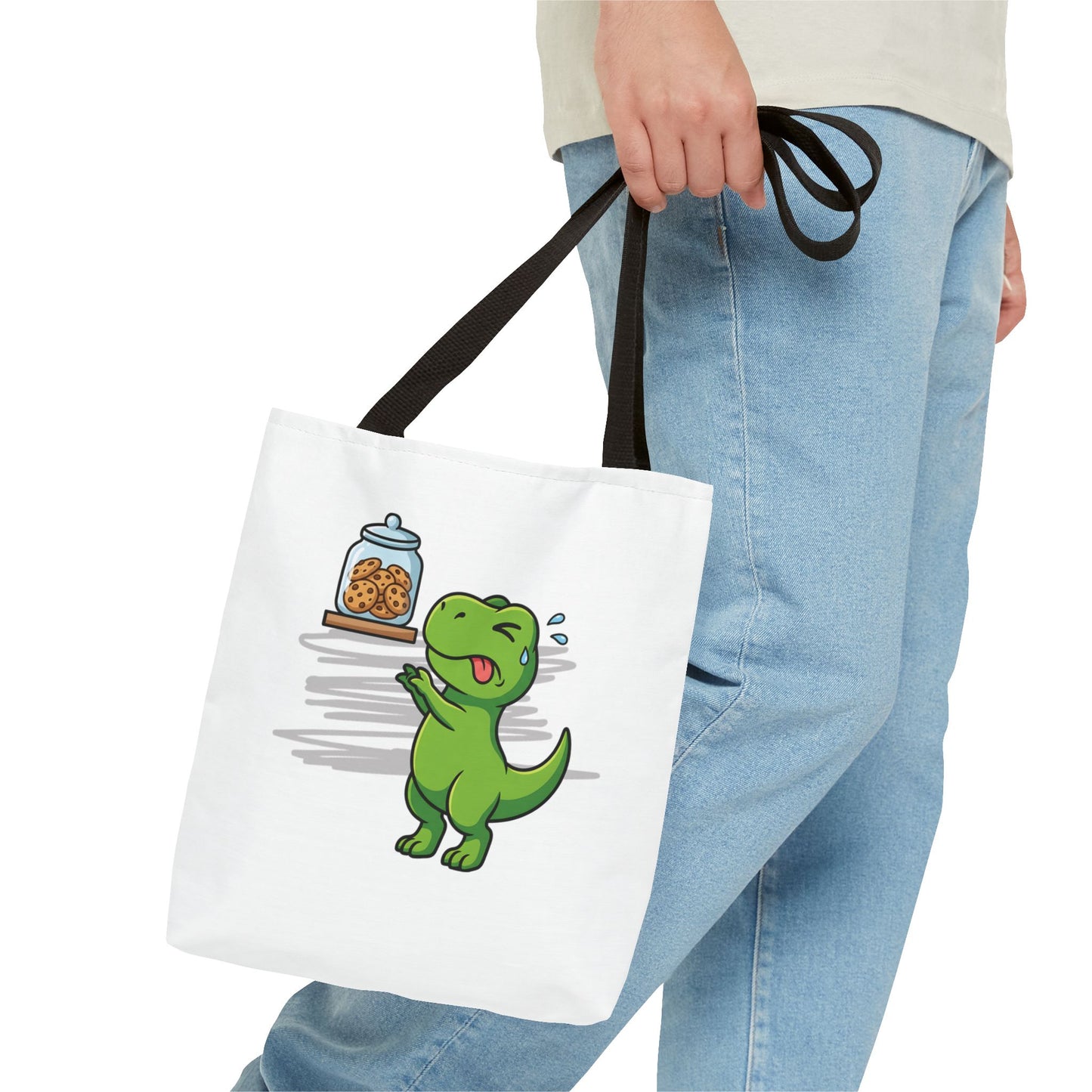 Prehistoric Struggle Tote Bag