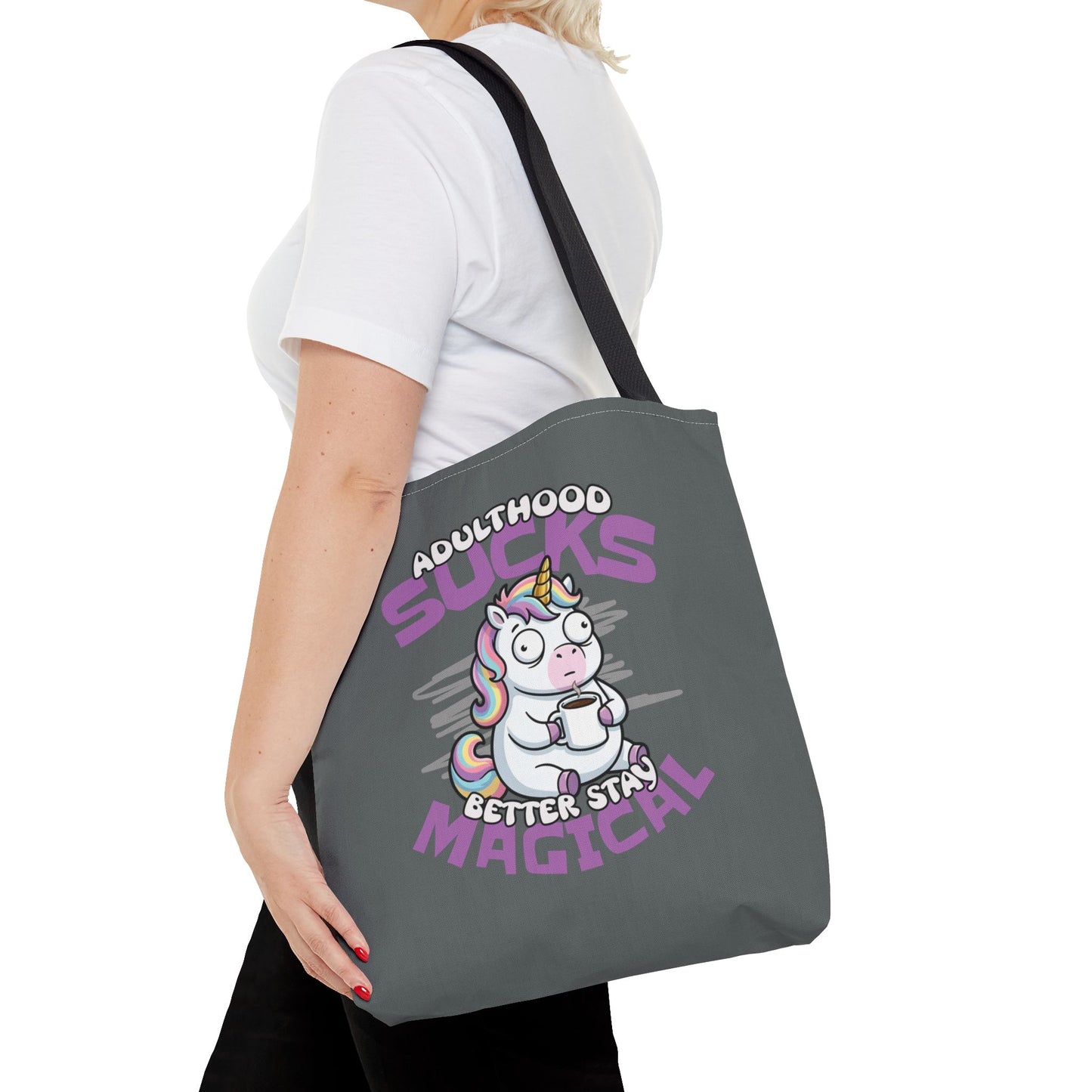 Tired Unicorn Tote Bag