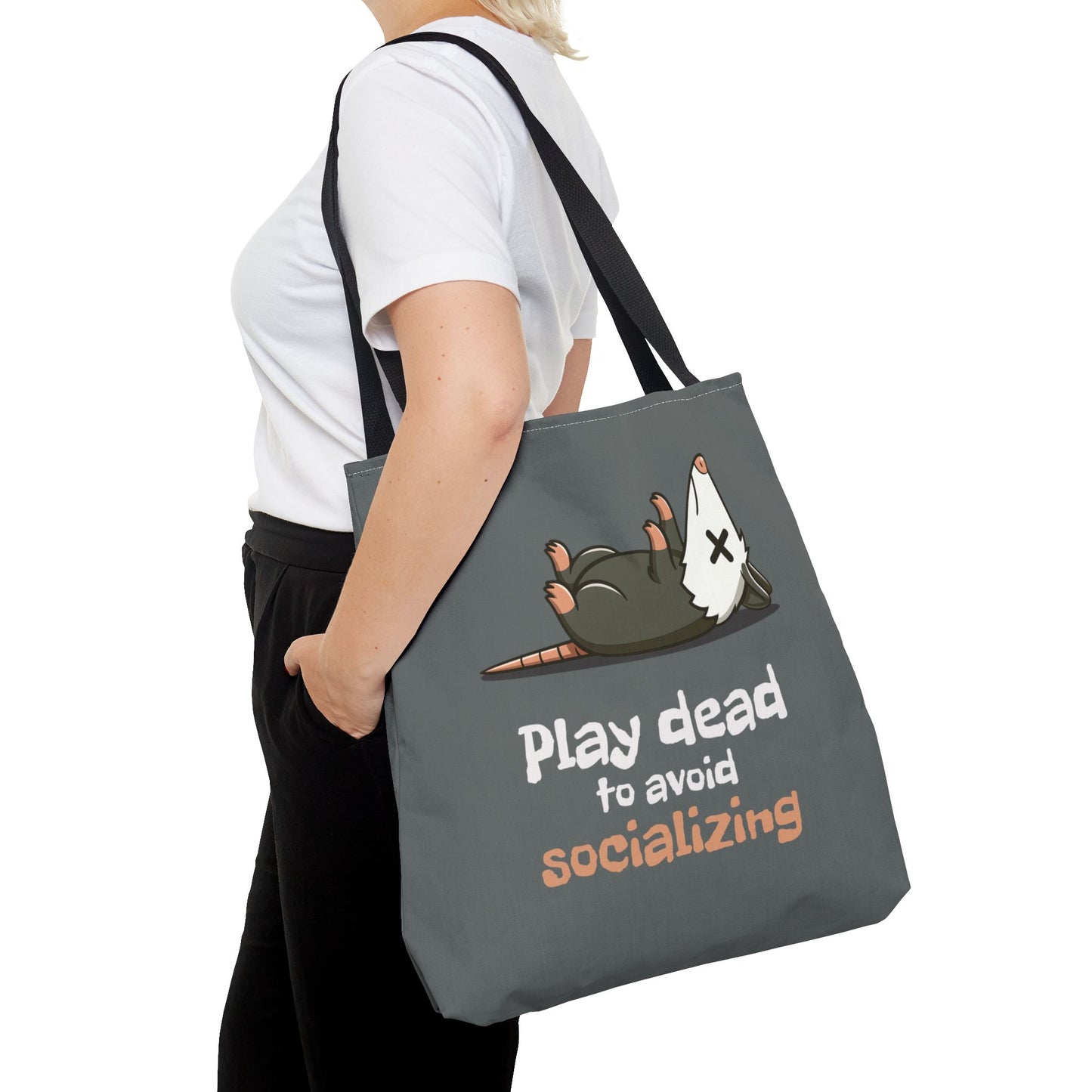Anti-Social Opossum Tote Bag