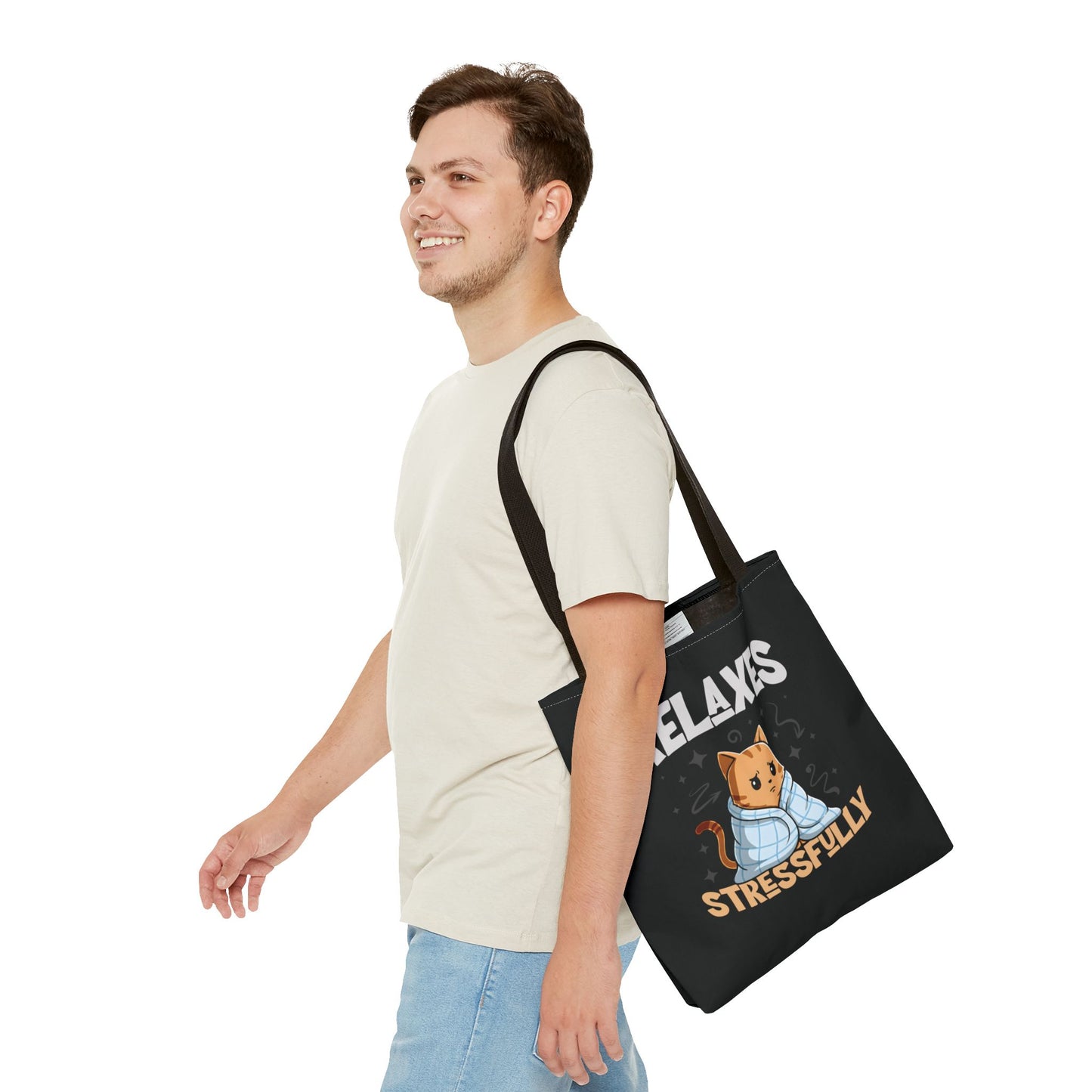 Relaxes Stressfully Tote Bag