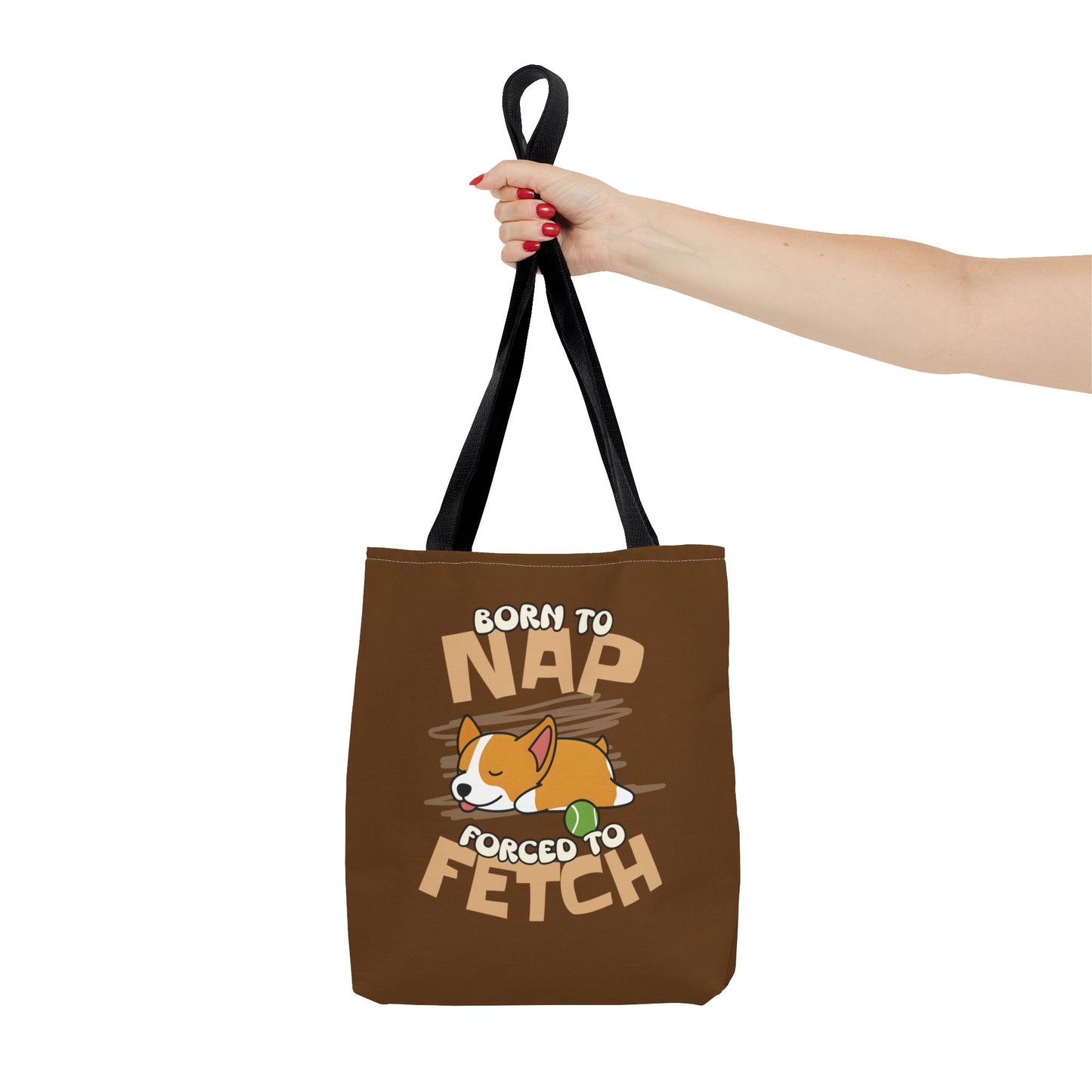 Born to Nap Corgi Tote Bag