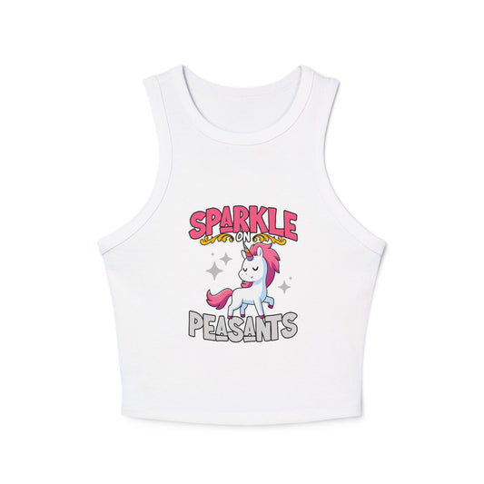 Sparkle On, Peasants Tank Top