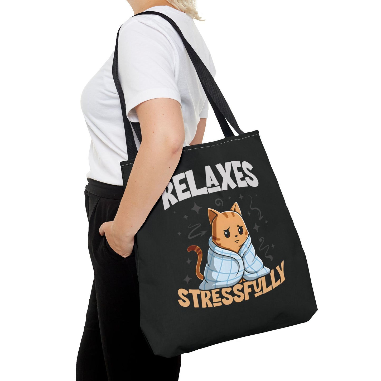 Relaxes Stressfully Tote Bag