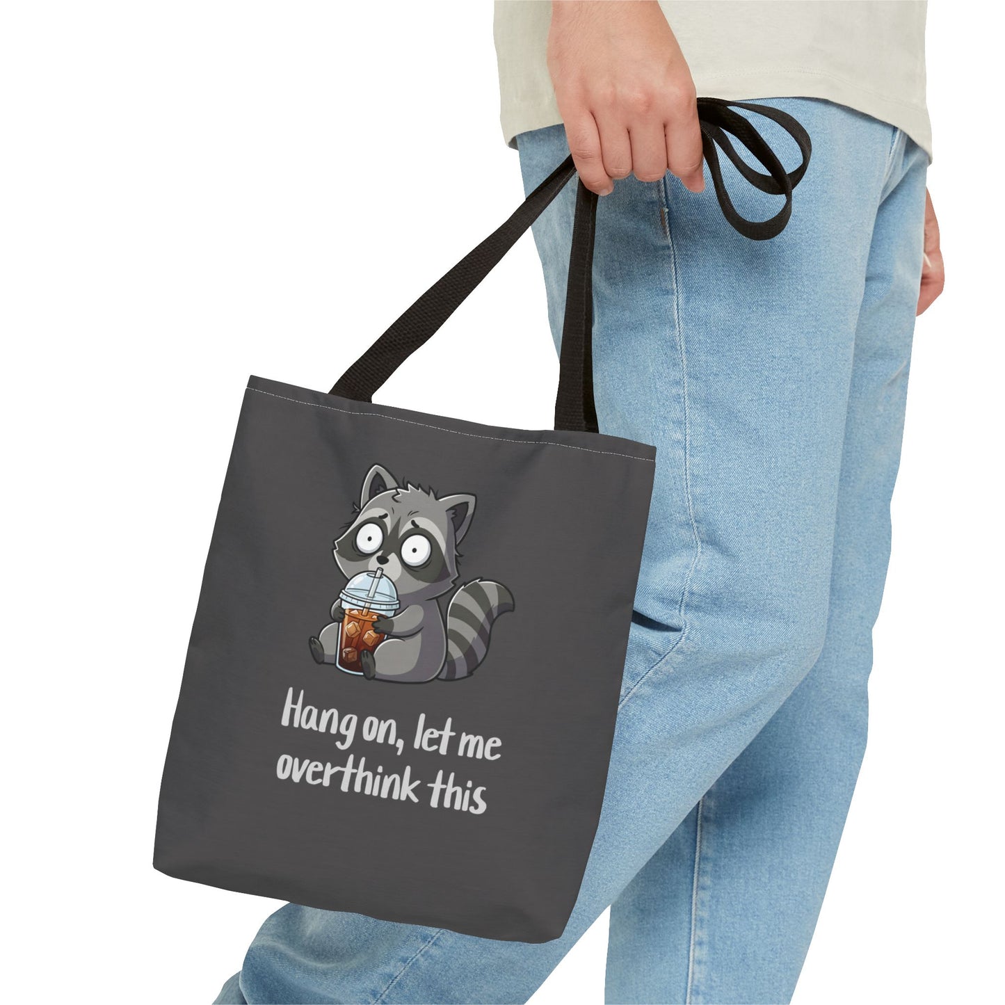 Anxious Raccoon Tote Bag