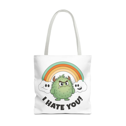 Annoyed Monster Tote Bag