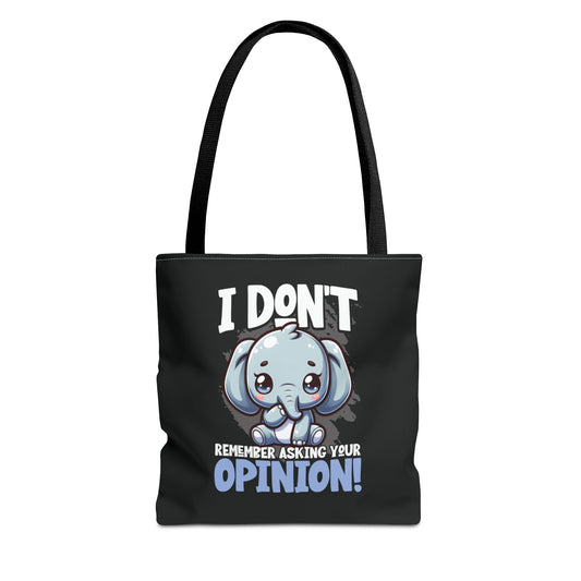 Sassy Elephant Tote Bag