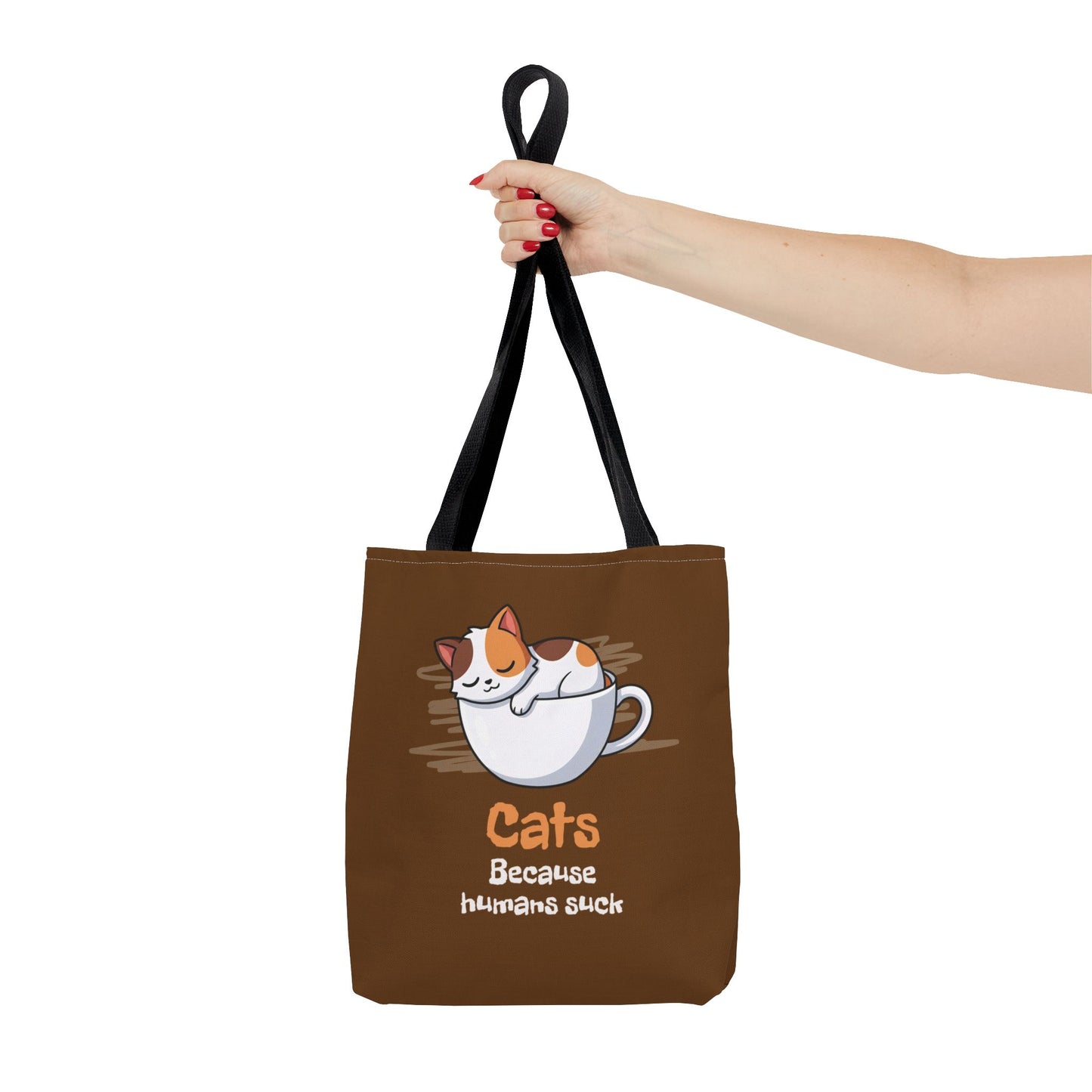 Tea-Cup Calico Tote Bag