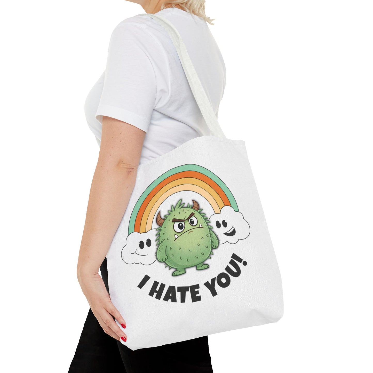 Annoyed Monster Tote Bag