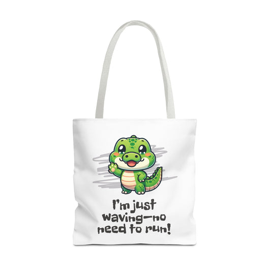 Waving Croc Tote Bag