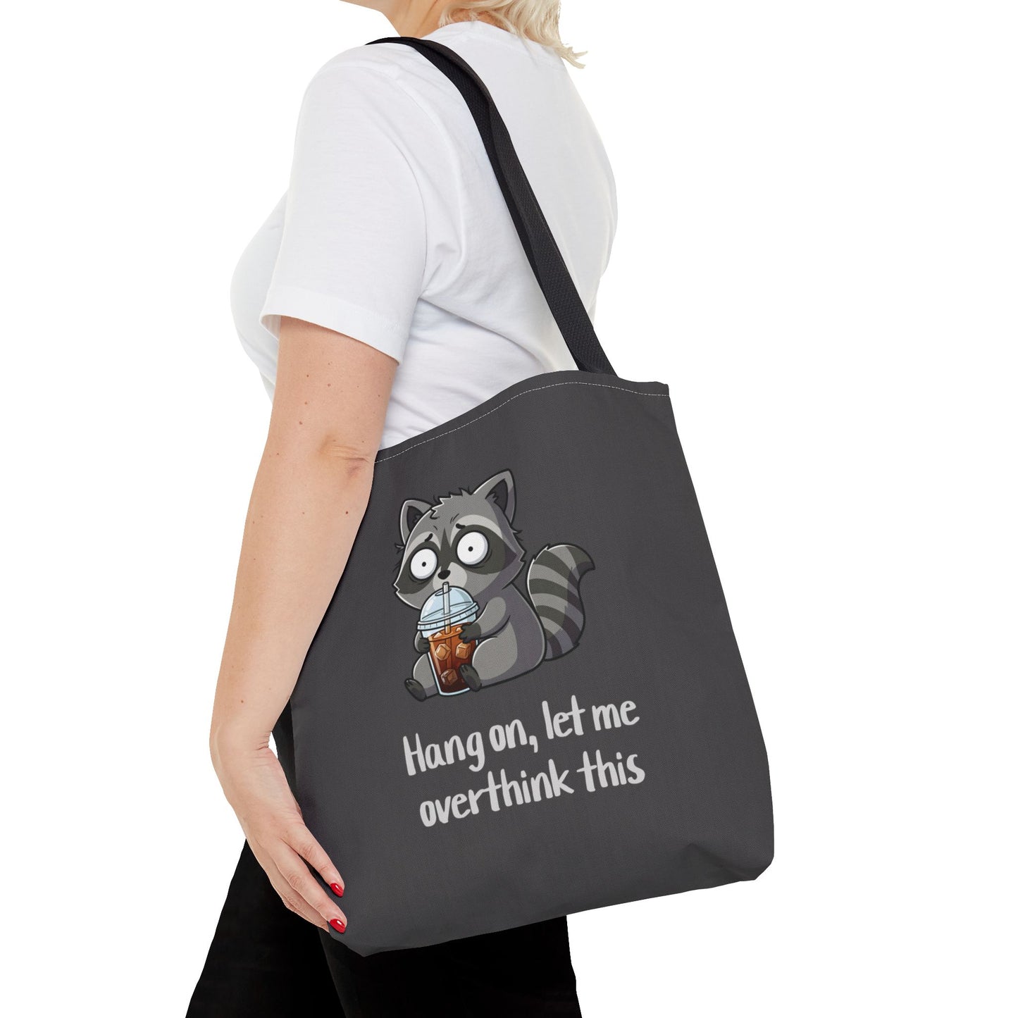 Anxious Raccoon Tote Bag