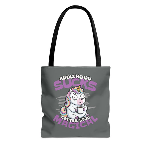 Tired Unicorn Tote Bag
