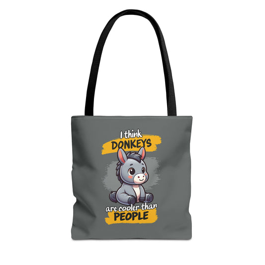 Donkeys Over People Tote Bag