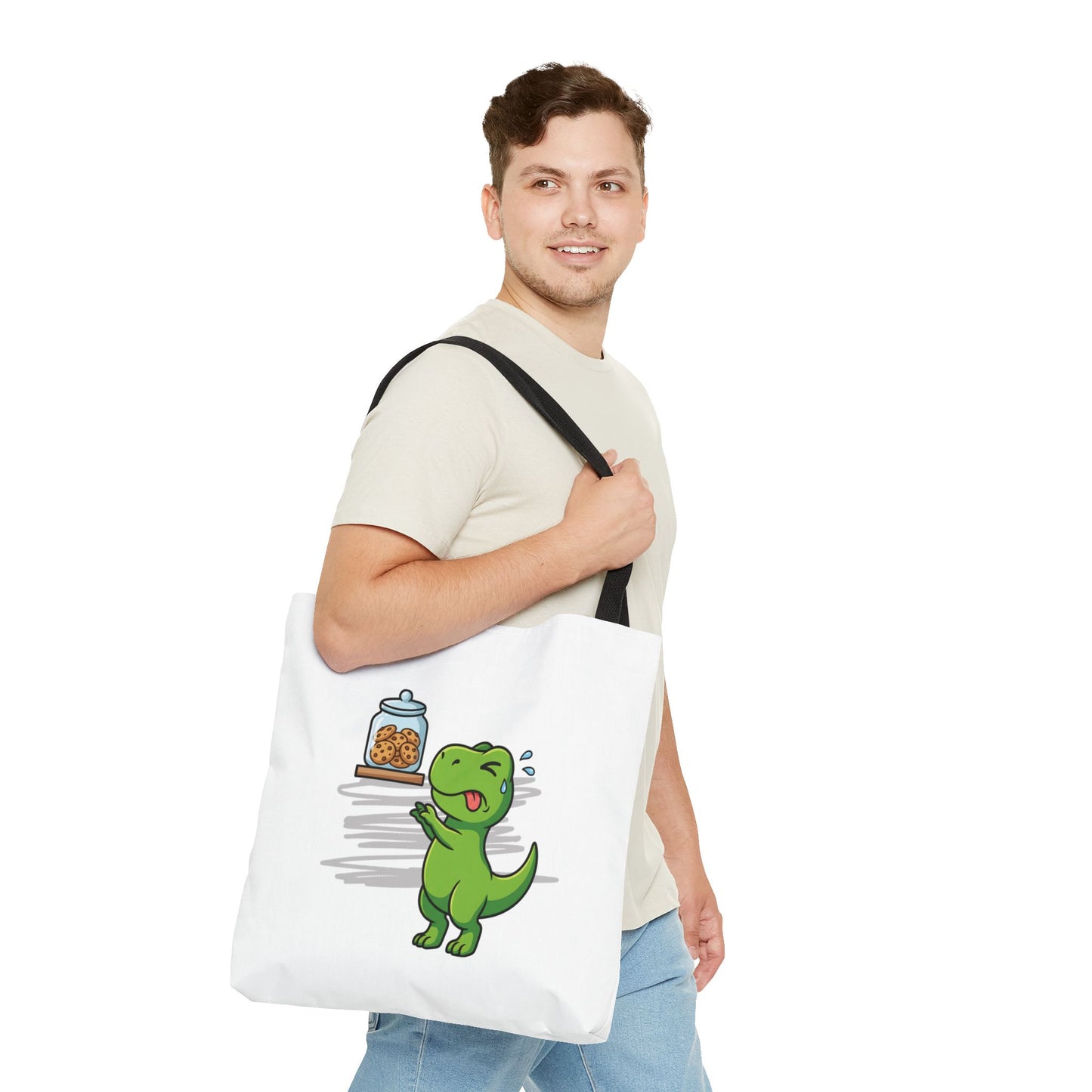 Prehistoric Struggle Tote Bag