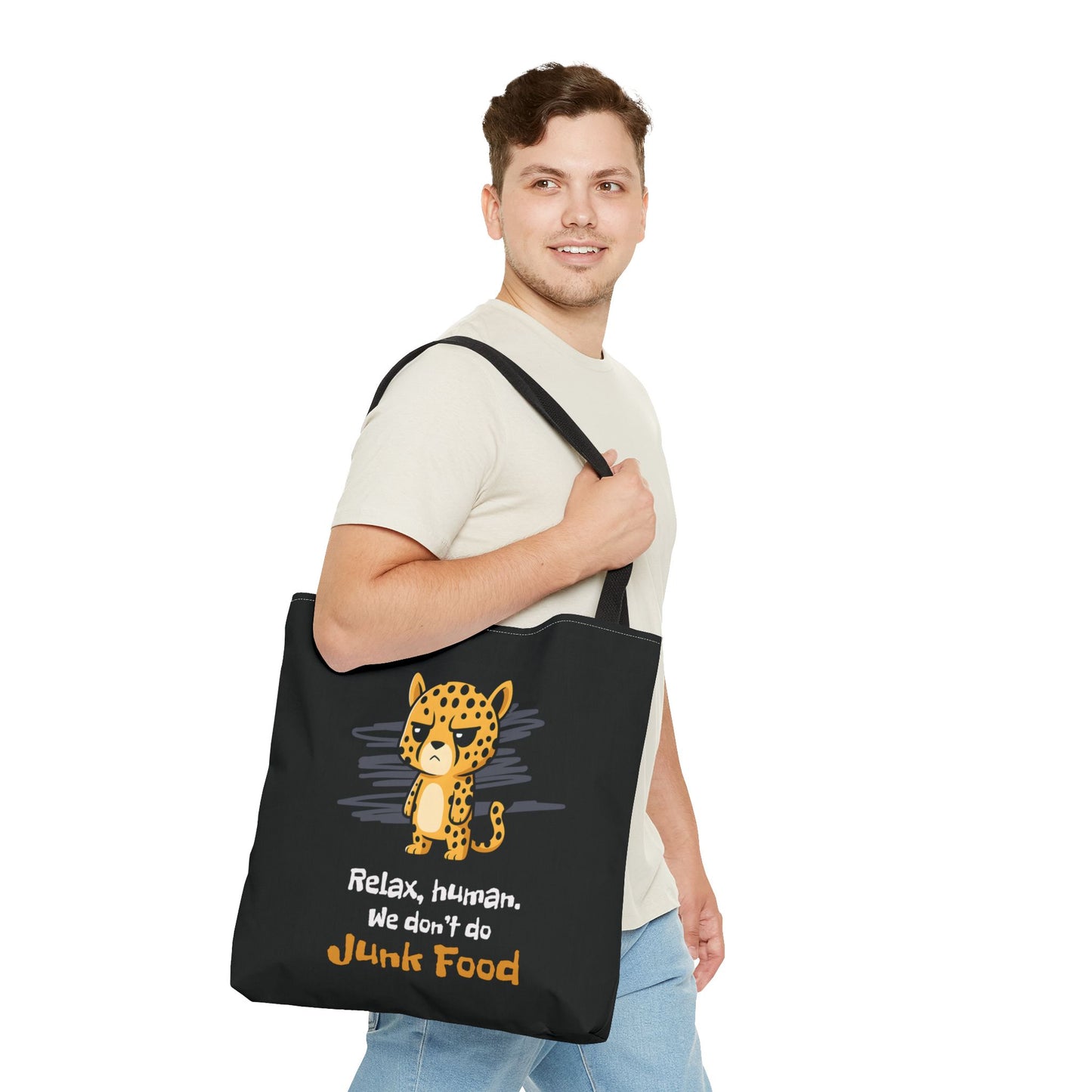 Junk Food Cheetah Tote Bag
