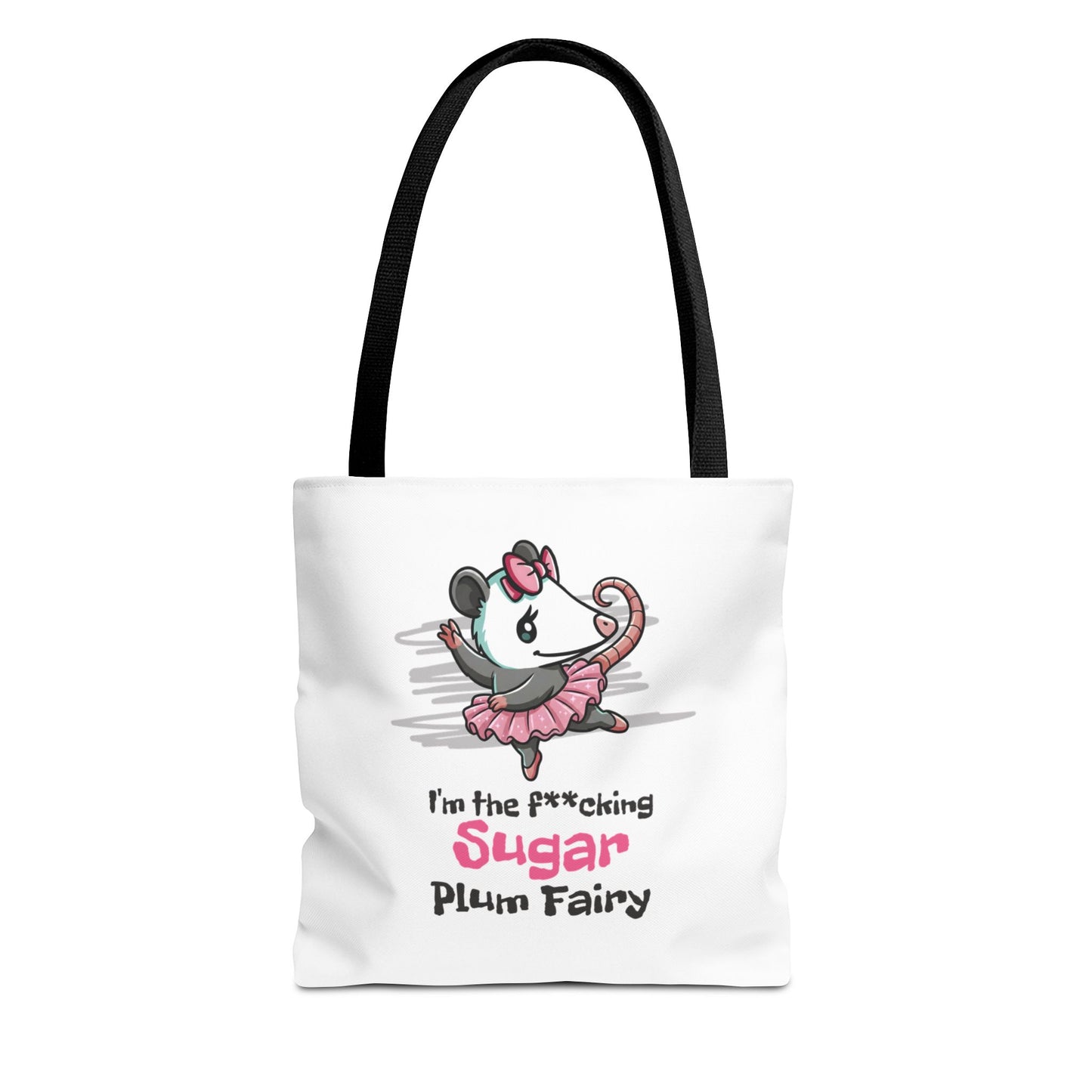 Sugar Plum Opossum Tote Bag