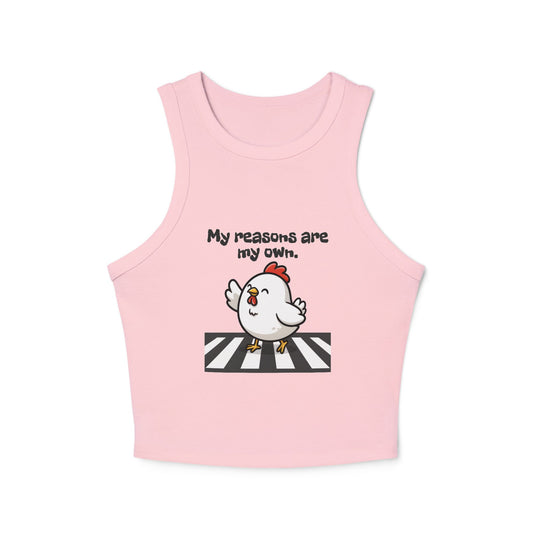 Sassy Chicken Crossing Tank Top