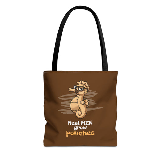 Pregnant Seahorse Tote Bag