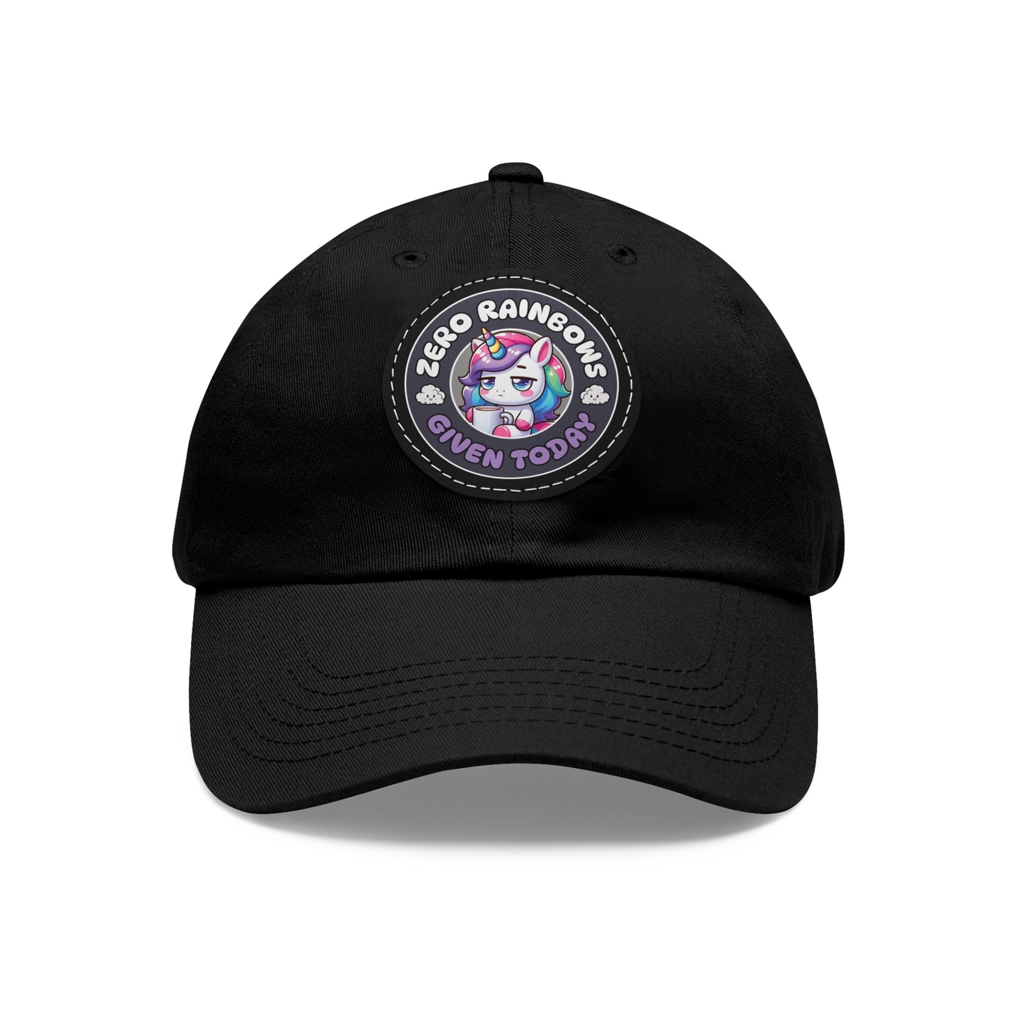 Zero Rainbows Unicorn Dad Hat